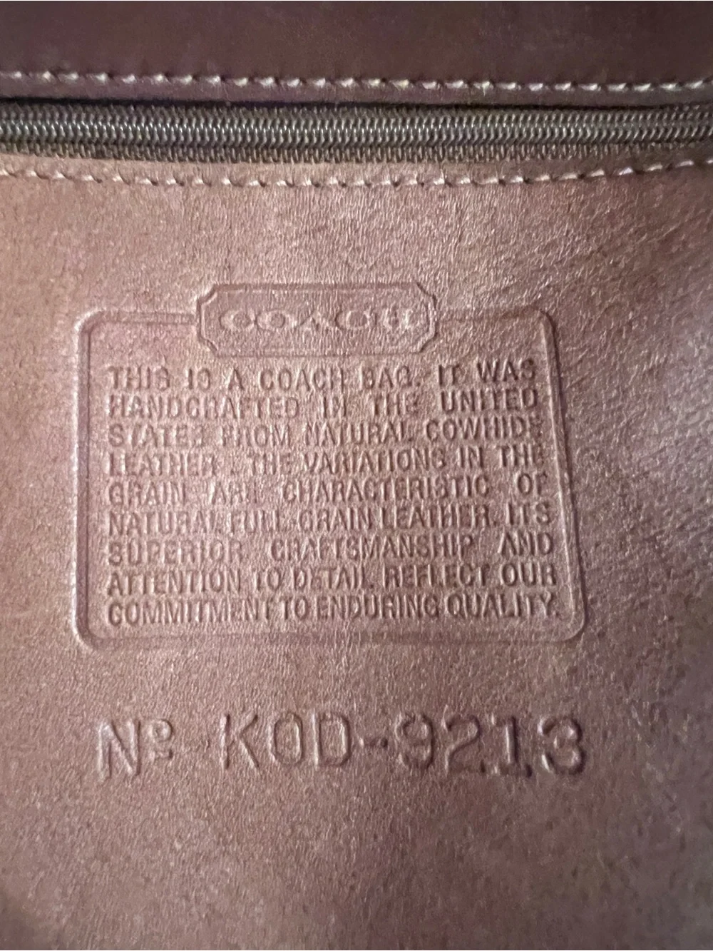 Coach 9213 Legacy East Medium Hobo in Saddle Made in the United States